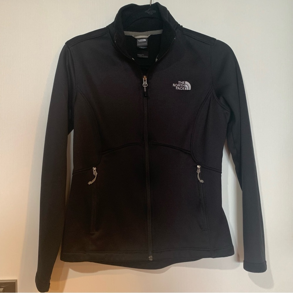 The North Face Women's MEDIUM Black Full Zip Long Sleeve Jacket